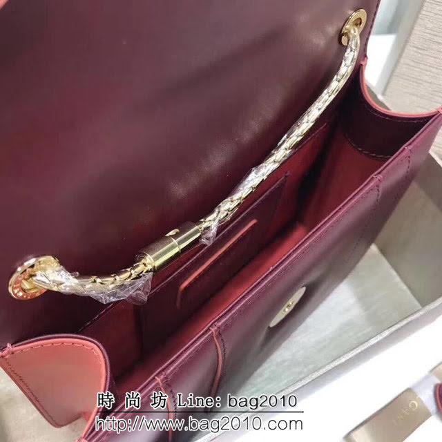 BVLGARI寶格麗 專櫃新款 蛇頭扣環 單層蛇頭包 鏈條單肩斜挎包 B283558 FYD1306